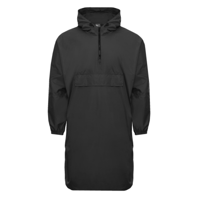 Дождевик анорак STAN с карманом, 61, черный (20)