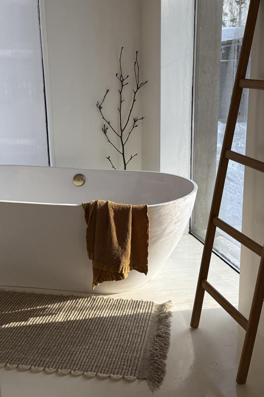 Полотенце банное из умягченной вафли  из коллекции essential, 70x140 см