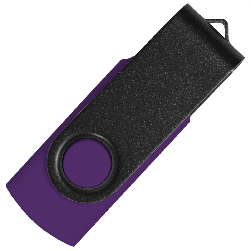 Флеш накопитель USB 2.0 Twister Сolor Mix 16GB, пластик Софт Тачметалл