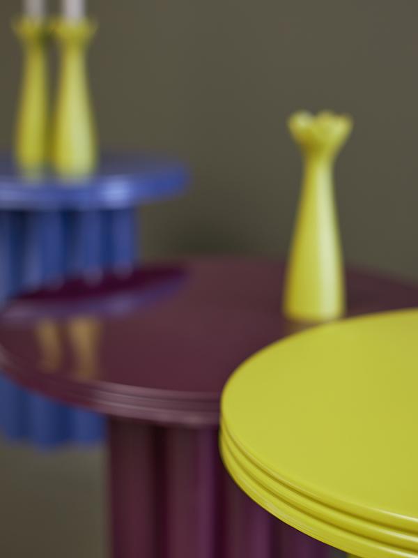 Столик приставной vivlend, D43 см, лайм