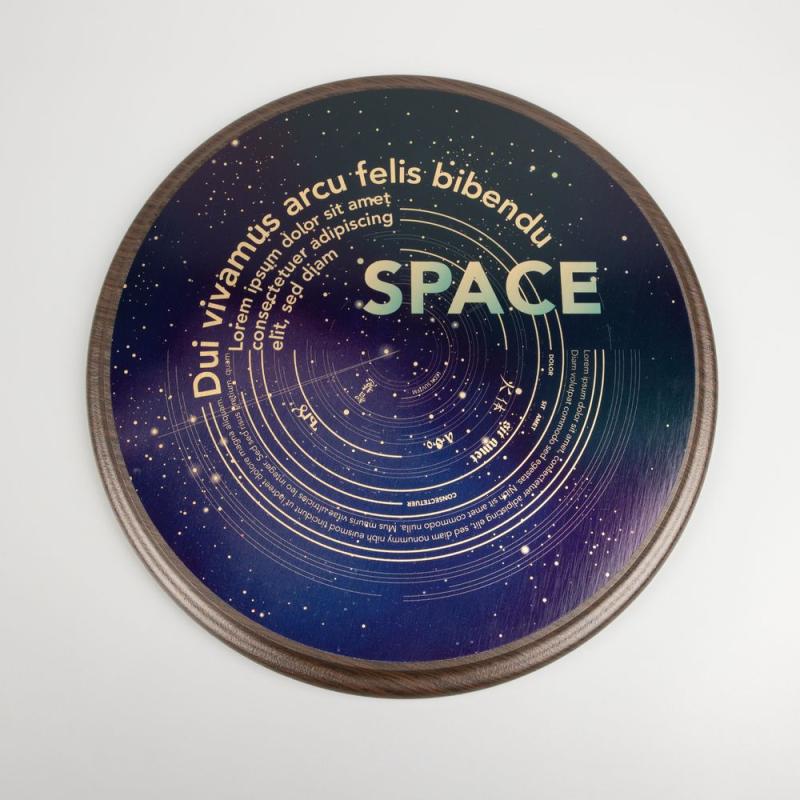 Плакетка Plaque, круглая