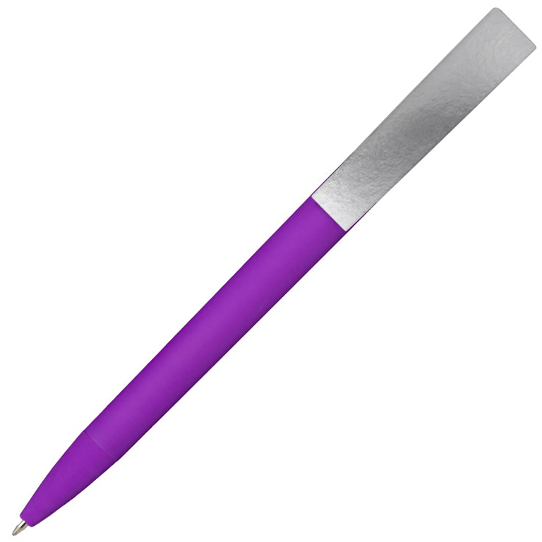 Ручка шариковая, пластик софт-тач, Zorro Color Mix