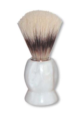 Помазок для бритья Mondial, пластик, свиной ворс, рукоять