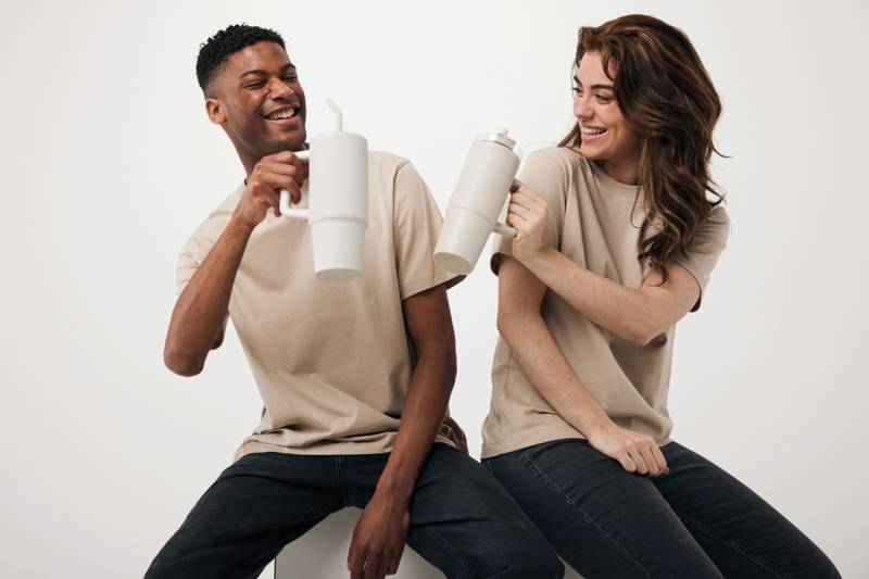 Кружка Tana с двойными стенками из переработанного пластика RCS, 900 мл