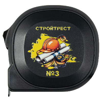 Рулетка Tools  Carpenter Print Sample  Стройтрест  3 метра, пластиковая, с ремешком
