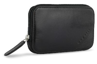 Ключница BUGATTI Nobile, воловья кожаполиэстер, 11,5х1,5х7 см