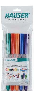 Набор: Гелевая ручка Hauser Creator Glitter Gel, пакет