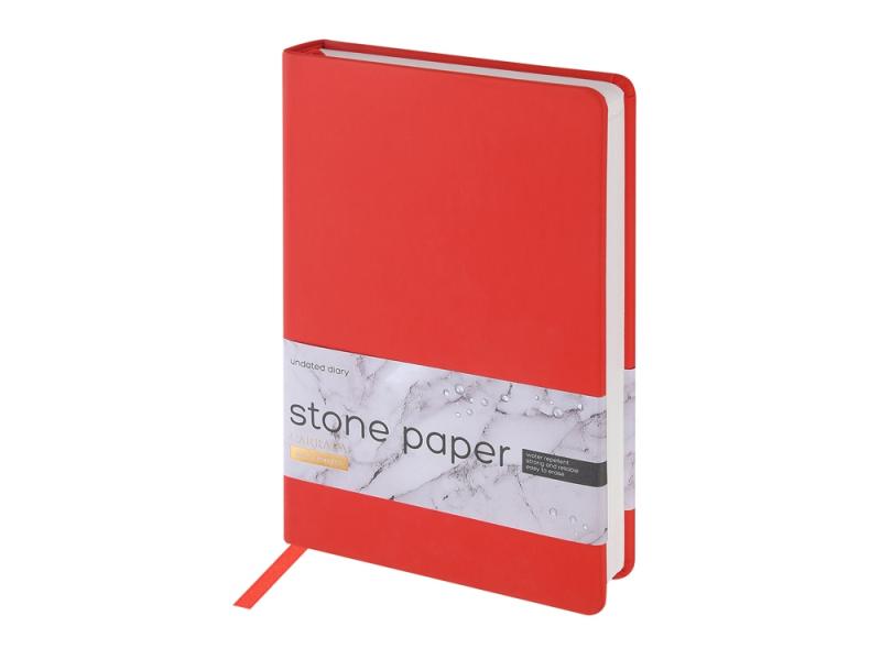 Ежедневник с каменной бумагой недатированный А5 Carrara