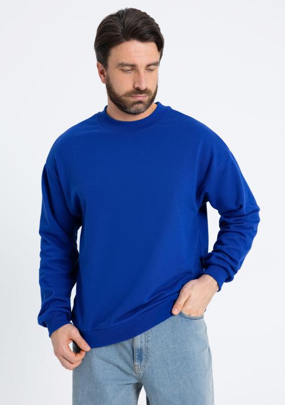 Свитшот унисекс STAN футер без начёса, 350, 96, Синий электрик (47)