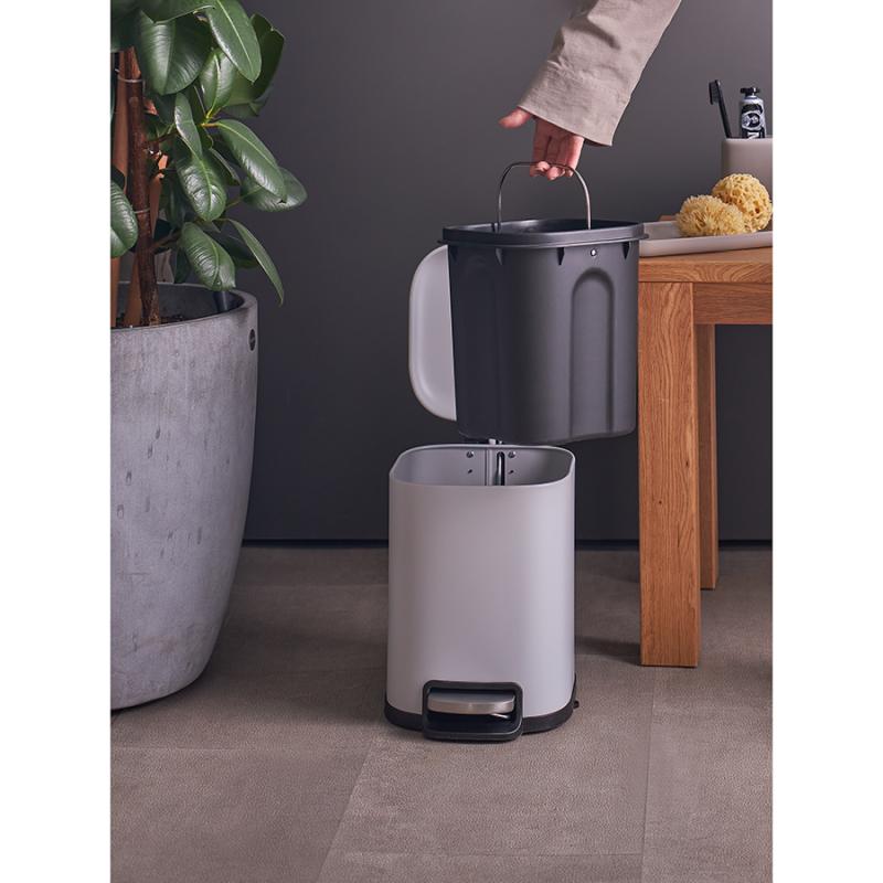 Ведро мусорное с педалью, 6 л