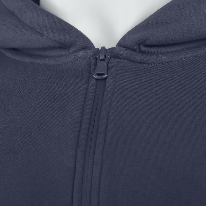 Толстовка унисекс оверсайз на молнии с капюшоном сэндвич 320, 100, Графит (101)