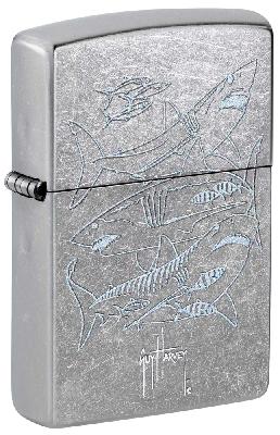 Зажигалка ZIPPO Guy Harvey с покрытием Street Chrome, латунь, 38x13x57 мм