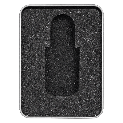 Футляр Palermo для флеш накопителя металлический, размер 11,5*8,5 см