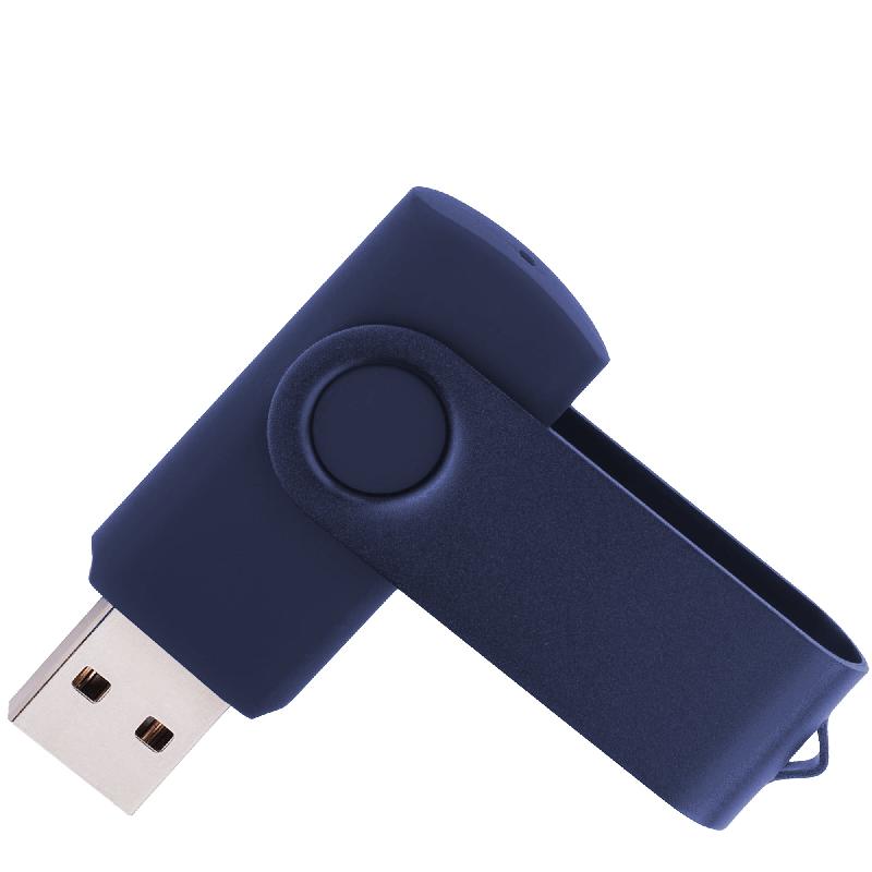 Флеш накопитель USB 2.0 Twister 16GB, пластик Софт Тачметалл