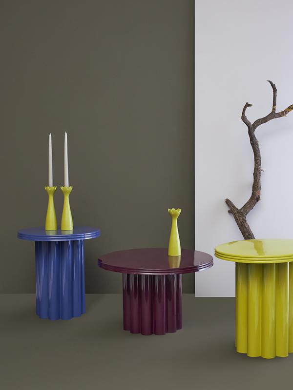 Подсвечник laminaria, 23 см, лайм