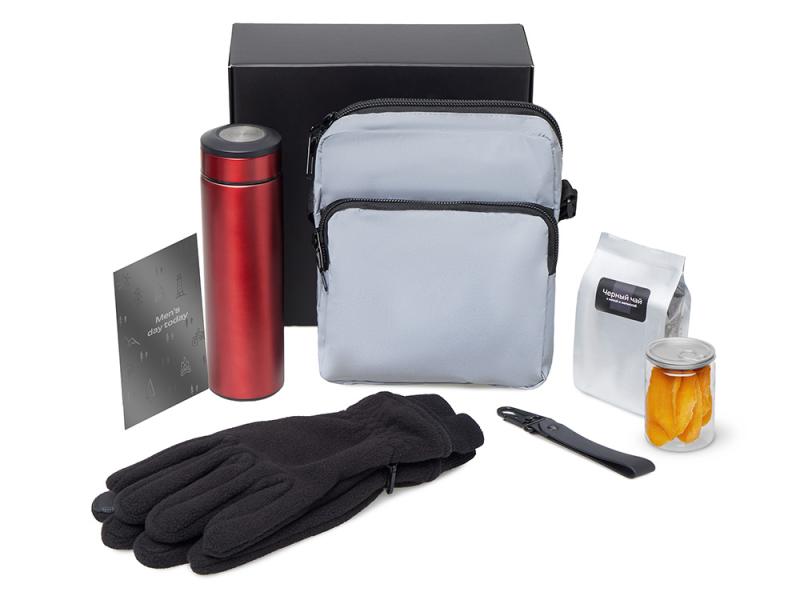 Подарочный набор Re:m. Step  с термосом, перчатками и сумкой