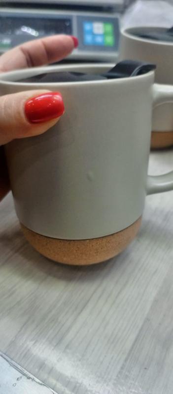 Кружка с пробковым дном и крышкой Denpasar