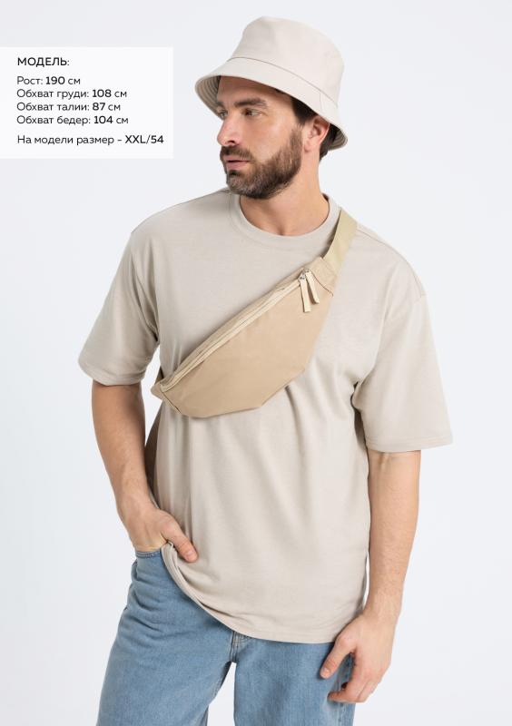 Футболка унисекс оверсайз STAN хлопок  240