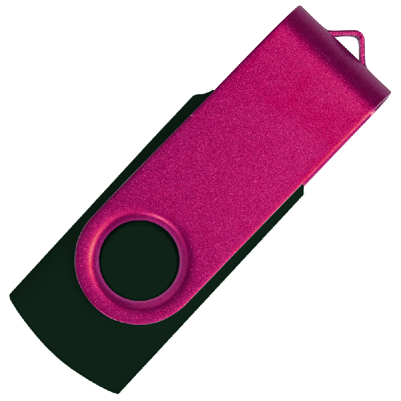 Флеш накопитель USB 2.0 Twister Сolor Mix 16GB, пластик Софт Тачметалл