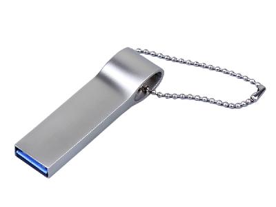 USB 3.0-флешка на 32 Гб с мини чипом и боковым отверстием для цепочки