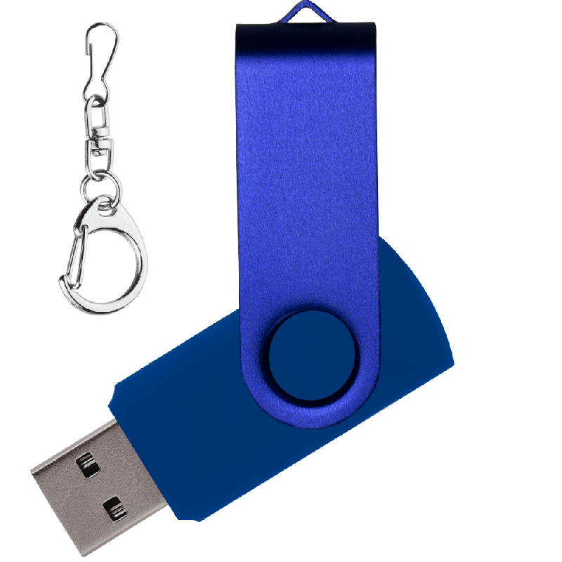 Флеш накопитель USB 2.0 Twister 16GB, пластик Софт Тачметалл