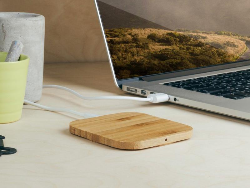 Беспроводное зарядное устройство NEO Q5 Quick, 10 Вт, дерево