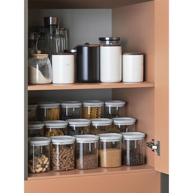 Банка для хранения квадратная vacuum glass, 1,5 л