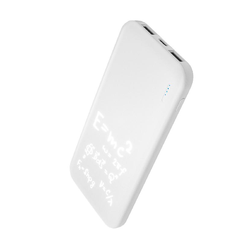 Внешний аккумулятор с подсветкой Luce 10000 mAh