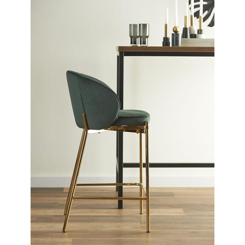 Стул полубарный coral, велюр