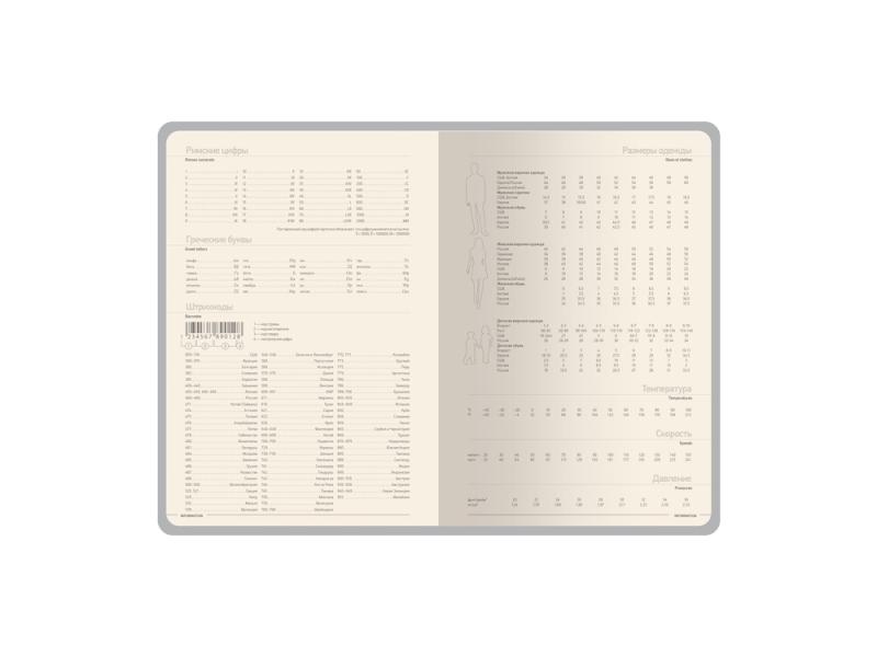 Ежедневник А5 датированный Megapolis Nappa на 2026