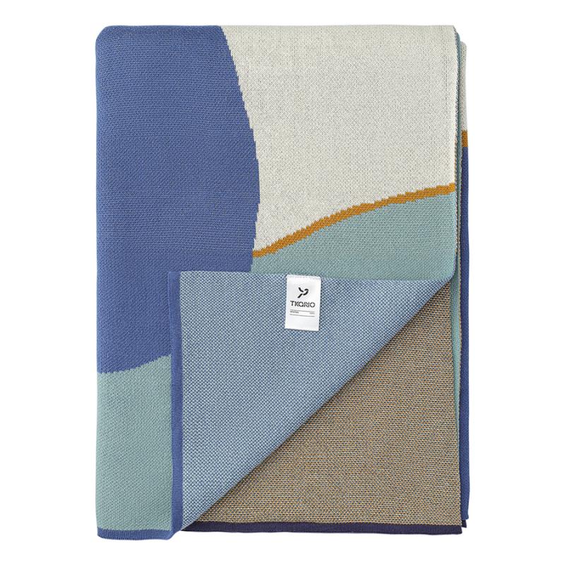 Плед из хлопка с авторским принтом  из коллекции freak fruit, 130х180 см