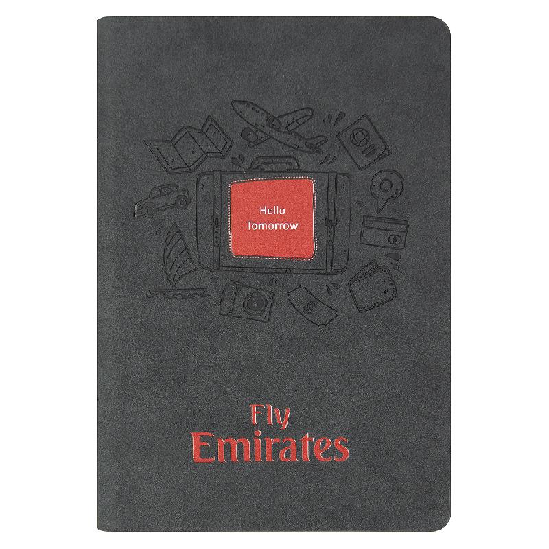 Ежедневник Flexy Nuba Print Sample Fly Emirates А5, недатированный, в гибкой обложке