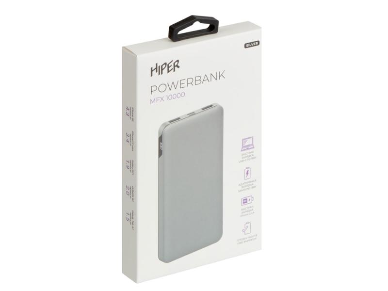 Портативный внешний аккумулятор MFX, 10000 mAh