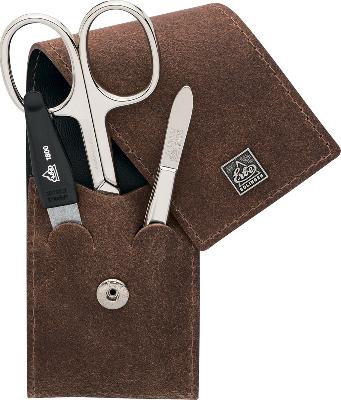 Маникюрный набор Erbe, 3пр Футляр: натуркожа