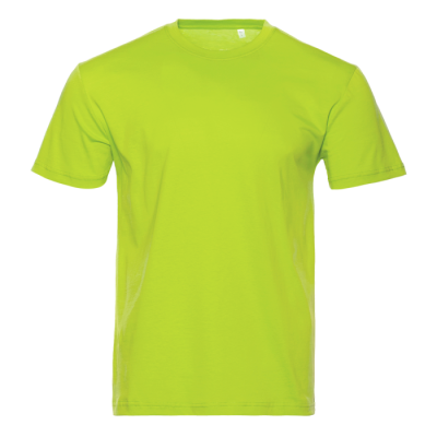 Футболка унисекс STAN, хлопок 150, 51, Лаймовый (18)