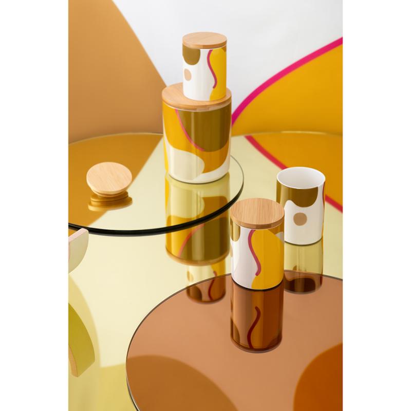 Банка для хранения  с авторским принтом из коллекции freak fruit , 275мл