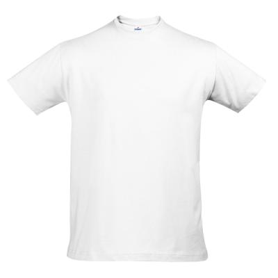 Футболка "First" 150 г/м2, 100% хлопок, белый_S