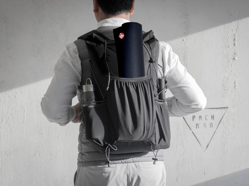 Складывающийся рюкзак-мессенджер Venturer Eco для ноутбука 16