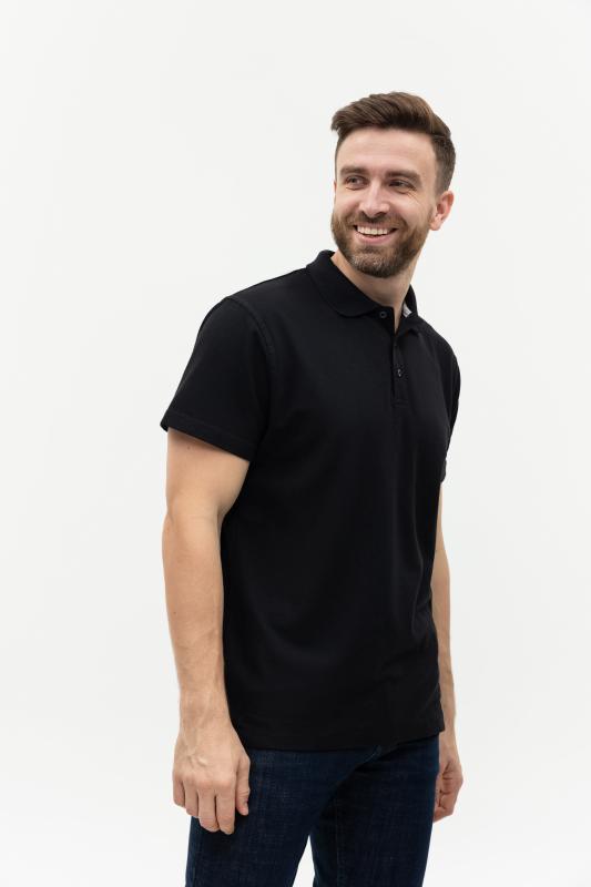 Рубашка поло мужская  STAN хлопок/полиэстер 185