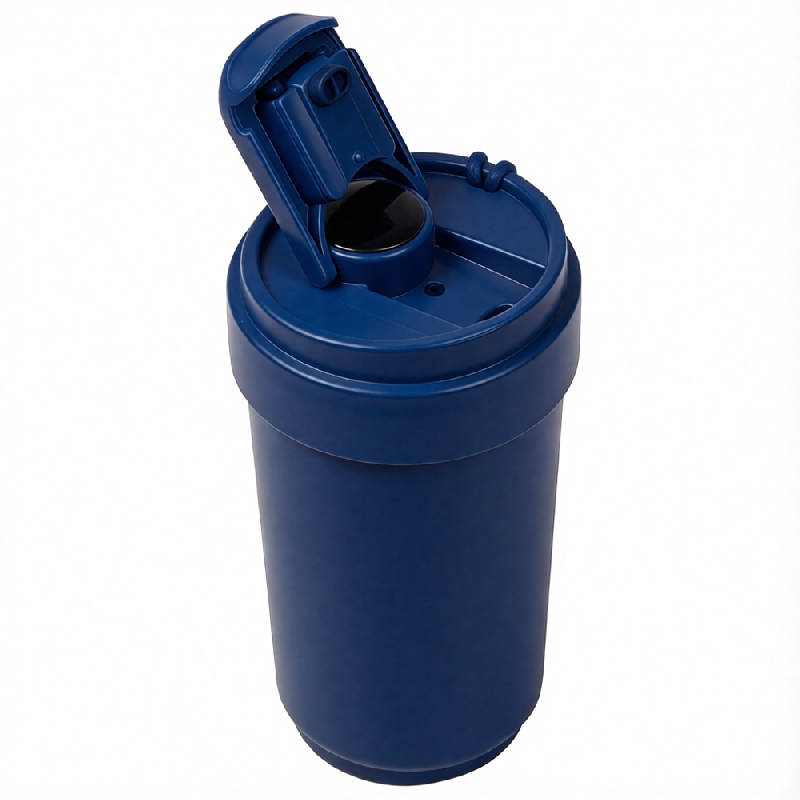 Термокружка Osaka с датчиком температуры, вакуумная, стальная, 410 мл, матовая