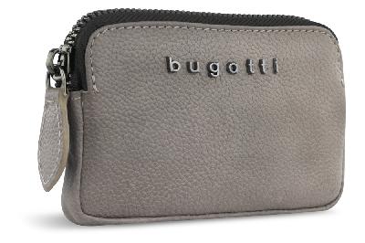Ключница BUGATTI Bella, воловья кожаполиэстер, 12х1,5х7 см
