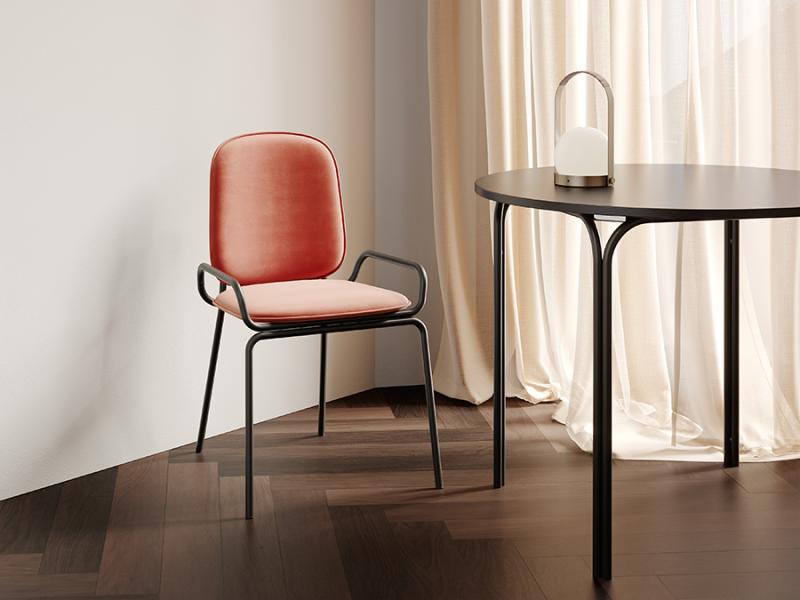 Стул ror, double frame, велюр