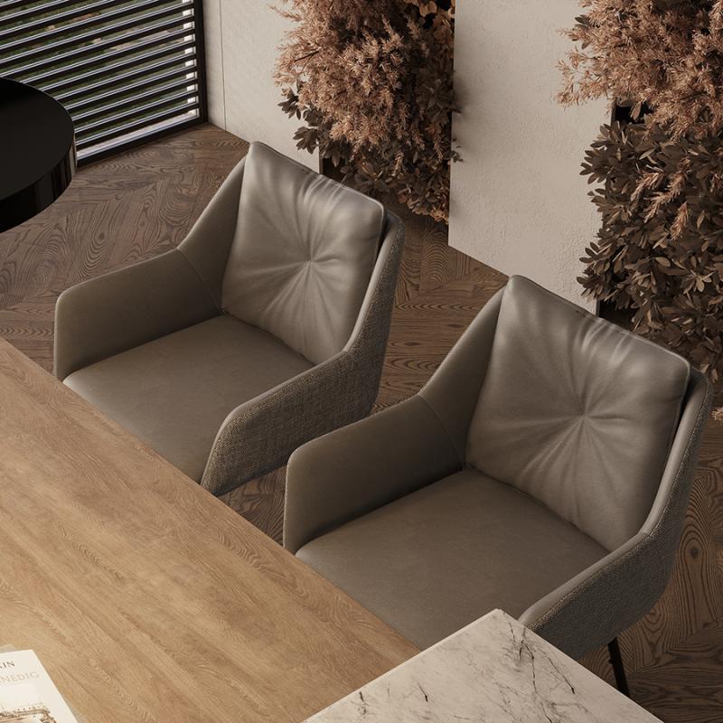 Стул allar, экокожа, рогожка