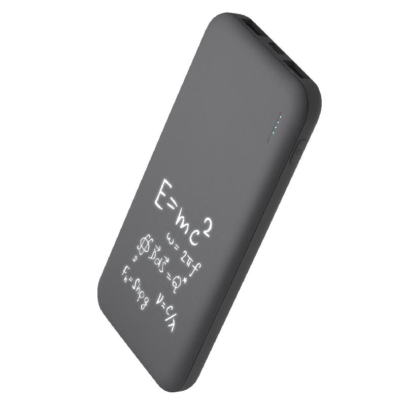 Внешний аккумулятор с подсветкой Luce 10000 mAh