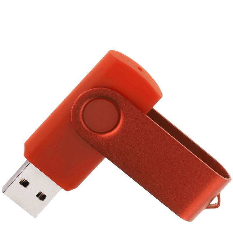 Флеш накопитель USB 2.0 Twister 16GB, пластик Софт Тачметалл