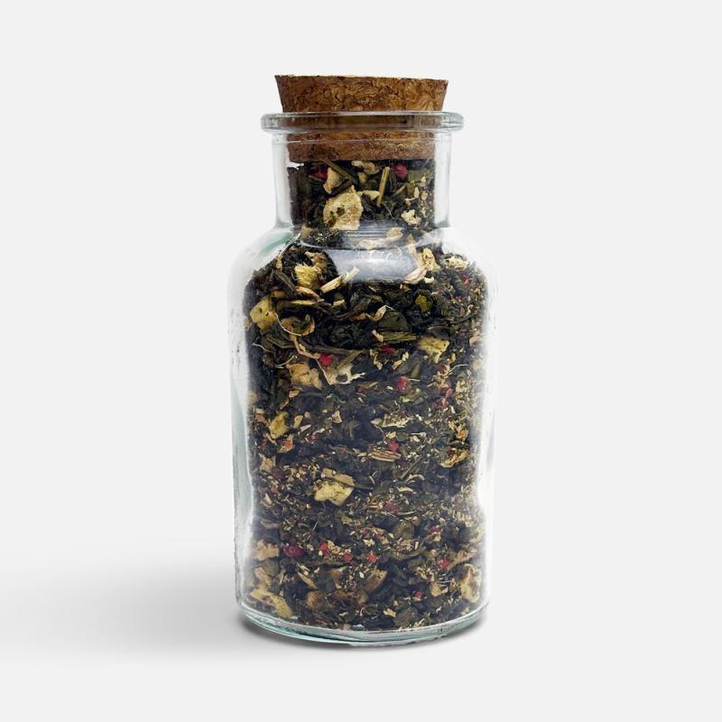 Чай «Сокочай», зеленый с соком имбиря, яблоком