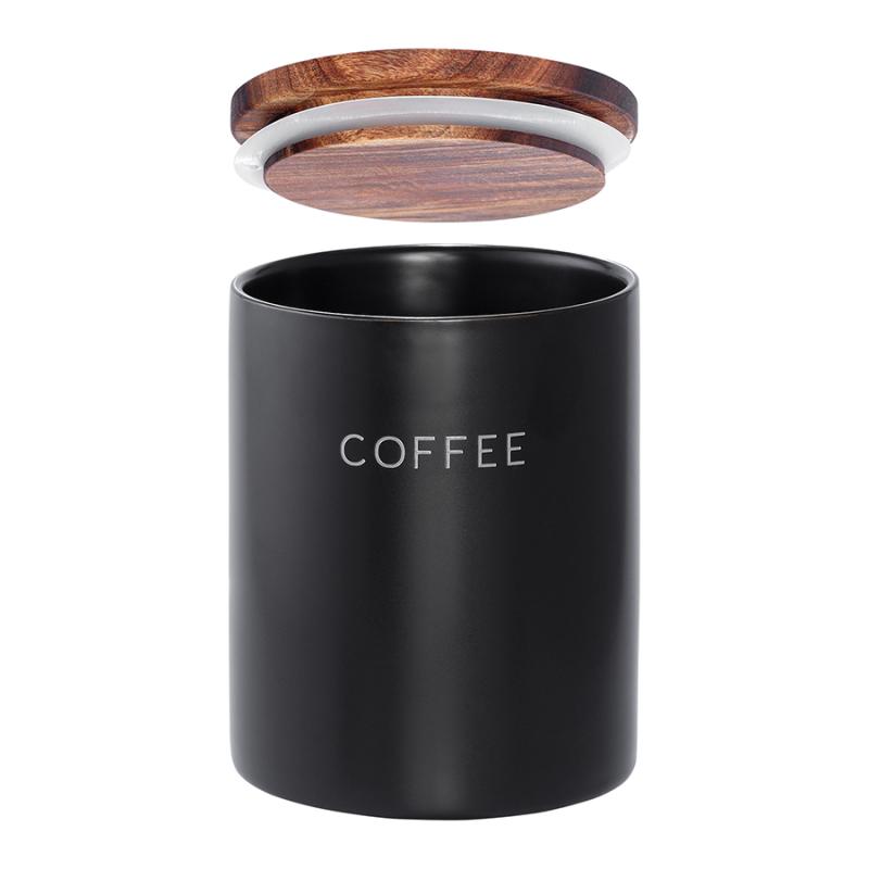 Банка керамическая для хранения кофе, 650 мл