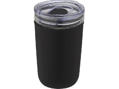 Стеклянная кружка Bello с внешней стенкой из переработанного пластика