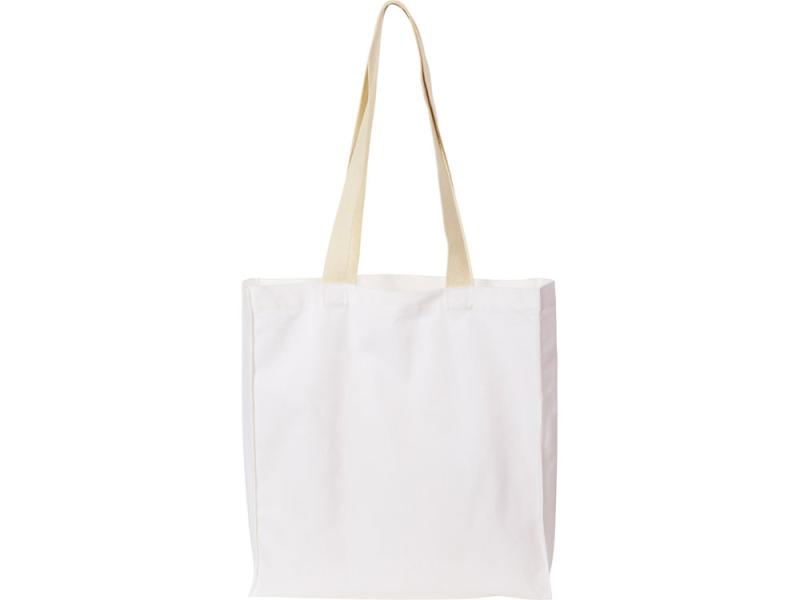 Сумка Donny из  хлопка 250г/м2 с донной складкой и парусиновыми ручками