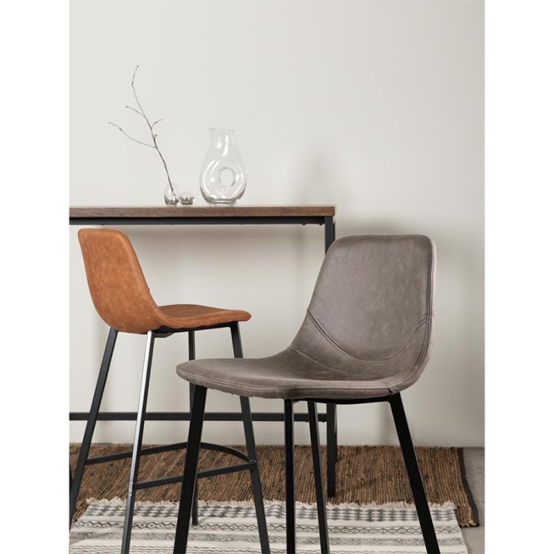 Стул барный hugh, экокожа